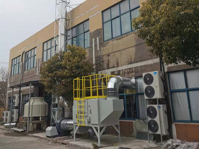 立式注塑機廢氣治理項目案例